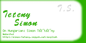 teteny simon business card